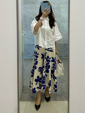 「50代コーデ」｜mamadansyarityuuさん（レディース・169cm）の夏コーディネート