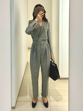 「LONGCHAMP（ロンシャン）のアイテム」を使った、mamadansyarityuuさん（レディース・169cm）の冬コーディネート