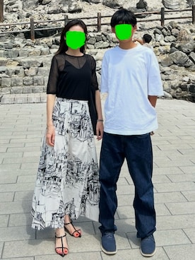 「親子コーデ」｜mamadansyarityuuさん（レディース・169cm）の夏コーディネート