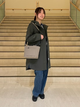 「AIGLE（エーグル）のアイテム」を使った、natsumi さん（レディース・163cm）の春コーディネート