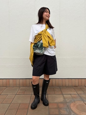 「アイテム（マウンテンパーカー）」を使った、natsumi さん（レディース・163cm）の夏コーディネート