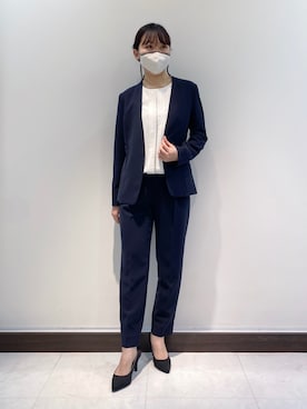 rinaさん（レディース・159cm）の冬コーディネート