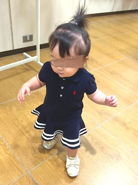 POLO RALPH LAURENのワンピースを使ったキッズ人気ファッション