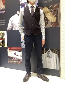 BRICK HOUSE by Tokyo Shirts 八尾アリオ店さん(メンズ・172cm)の冬コーディネート