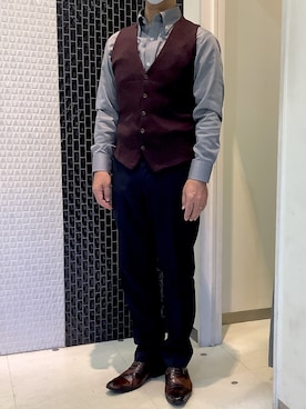 BRICK HOUSE by Tokyo Shirts 八尾アリオ店さん（メンズ・165cm）の秋コーディネート