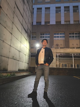 「BELSTAFF（ベルスタッフ）のアイテム」を使った、Mr.Kさん（メンズ・172cm）の夏コーディネート