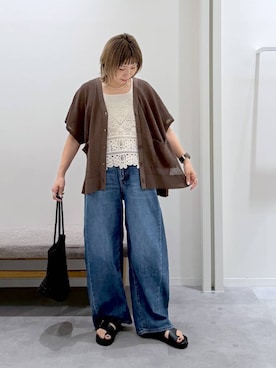 「GLOBAL WORK（グローバルワーク）のアイテム（アクセサリー）」を使った、kusuko1103さん（レディース・163cm）の夏コーディネート