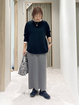 「アイテム（Tシャツ/カットソー）」を使った、kusuko1103さん（レディース・163cm・40代）の秋コーディネート