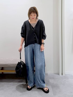 「GLOBAL WORK（グローバルワーク）のアイテム（アクセサリー）」を使った、kusuko1103さん（レディース・163cm）の夏コーディネート