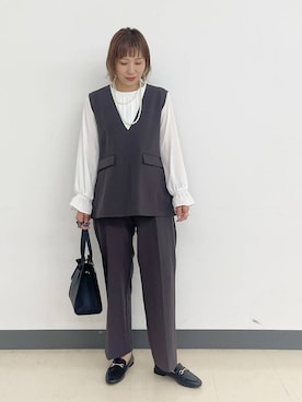 「アイテム（アクセサリー、その他）」を使った、kusuko1103さん（レディース・163cm）の冬コーディネート