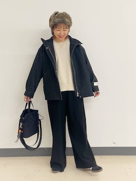 「アイテム（ハンドバッグ）」を使った、kusuko1103さん（レディース・163cm・40代）の秋コーディネート