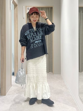 「アイテム（アクセサリー）」を使った、kusuko1103さん（レディース・163cm・40代）の秋コーディネート