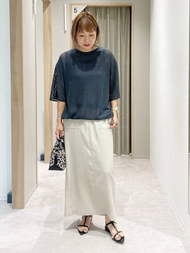 「アイテム（タンクトップ）」を使った、kusuko1103さん（レディース・163cm・40代）の夏コーディネート