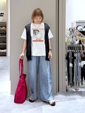 「GLOBAL WORK（グローバルワーク）のアイテム（パンツ）」を使った、kusuko1103さん（レディース・163cm）の夏コーディネート