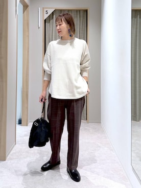 「GLOBAL WORK（グローバルワーク）のアイテム（トップス）」を使った、kusuko1103さん（レディース・163cm）の冬コーディネート