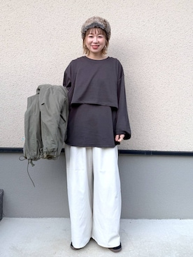 kusuko1103さん(レディース・163cm)の冬コーディネート