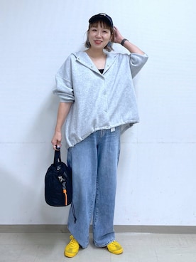 「アイテム（ブルゾン）」を使った、kusuko1103さん（レディース・163cm・40代）の秋コーディネート