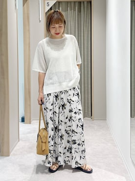 「GLOBAL WORK（グローバルワーク）のアイテム（パンツ）」を使った、kusuko1103さん（レディース・163cm）の夏コーディネート