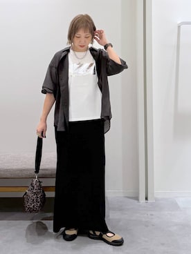 「GLOBAL WORK（グローバルワーク）のアイテム」を使った、kusuko1103さん（レディース・163cm）の夏コーディネート