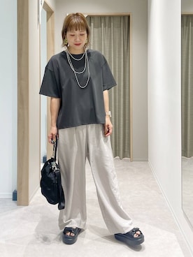 「LEPSIM（レプシィム）のアイテム」を使った、kusuko1103さん（レディース・163cm）の夏コーディネート