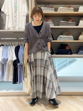 「GLOBAL WORK（グローバルワーク）の撥水ライト5ポケミニショルダー/252341（ショルダーバッグ）」を使った、kusuko1103さん（レディース・163cm）の春コーディネート