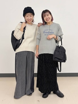 「アイテム（アクセサリー）」を使った、kusuko1103さん（レディース・163cm）の秋コーディネート