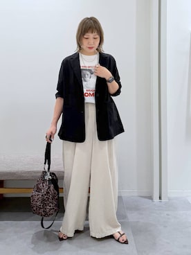 「GLOBAL WORK（グローバルワーク）のアイテム（アクセサリー）」を使った、kusuko1103さん（レディース・163cm）の夏コーディネート