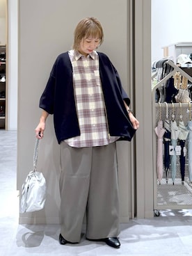 「GLOBAL WORK（グローバルワーク）のアイテム（トップス）」を使った、kusuko1103さん（レディース・163cm）の秋コーディネート