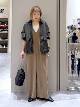 「GLOBAL WORK（グローバルワーク）のアイテム（ブルゾン）」を使った、kusuko1103さん（レディース・163cm）の秋コーディネート