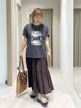 「アイテム（トートバッグ）」を使った、kusuko1103さん（レディース・163cm・40代）の夏コーディネート
