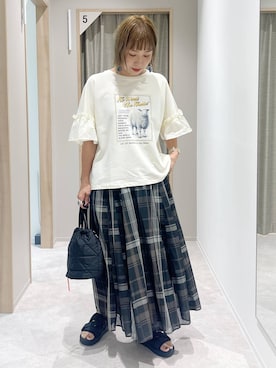 「アイテム（ハンドバッグ）」を使った、kusuko1103さん（レディース・163cm・40代）の夏コーディネート