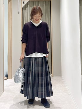 「アイテム（ハンドバッグ）」を使った、kusuko1103さん（レディース・163cm・40代）の秋コーディネート