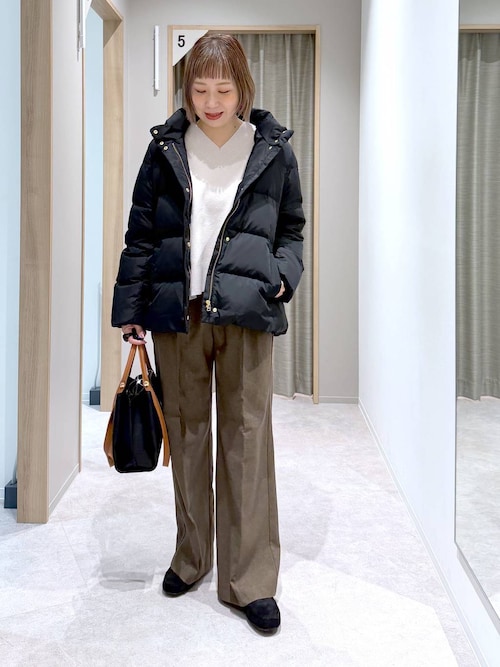 セール】ウツクシルエット撥水ダウンブルゾン/497167（ダウン