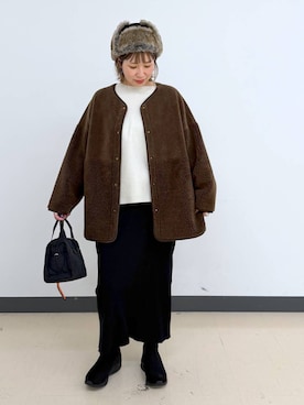 「アイテム（テーラードジャケット）」を使った、kusuko1103さん（レディース・163cm・40代）の冬コーディネート