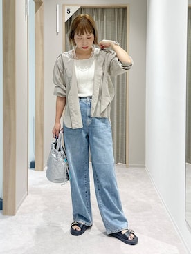 「アイテム（タンクトップ）」を使った、kusuko1103さん（レディース・163cm・40代）の夏コーディネート