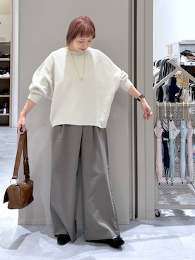 「GLOBAL WORK（グローバルワーク）のアイテム（バレエシューズ）」を使った、kusuko1103さん（レディース・163cm）の秋コーディネート