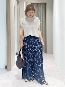 「アイテム（トップス）」を使った、kusuko1103さん（レディース・163cm・40代）の夏コーディネート