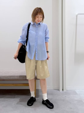「アイテム（タンクトップ）」を使った、kusuko1103さん（レディース・163cm・40代）の春コーディネート
