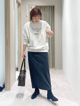 「アイテム（ボストンバッグ）」を使った、kusuko1103さん（レディース・163cm・40代）の秋コーディネート