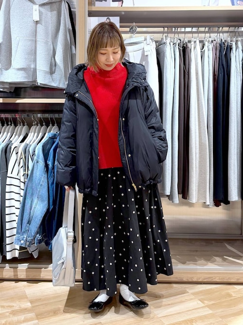 セール】エアリュクスダウンフードブルゾン/495695（ダウンジャケット