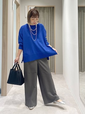 「アイテム（パンツ）」を使った、kusuko1103さん（レディース・163cm・40代）の秋コーディネート