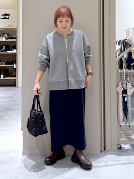 「GLOBAL WORK（グローバルワーク）のアイテム（トートバッグ）」を使った、kusuko1103さん（レディース・163cm）の秋コーディネート