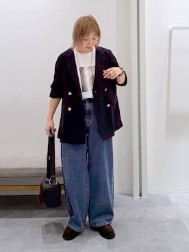 「GLOBAL WORK（グローバルワーク）のアイテム（パンツ）」を使った、kusuko1103さん（レディース・163cm）の夏コーディネート