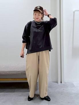 「GLOBAL WORK（グローバルワーク）のアイテム（トップス）」を使った、kusuko1103さん（レディース・163cm）の秋コーディネート