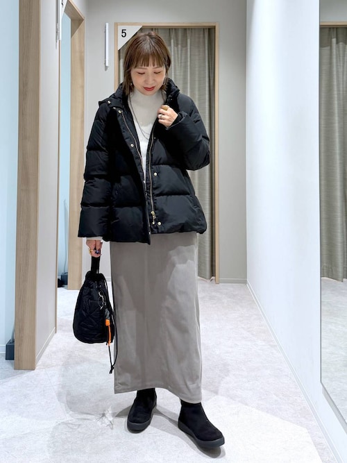 ウツクシルエット撥水ダウンブルゾン/497167（ダウンジャケット/コート