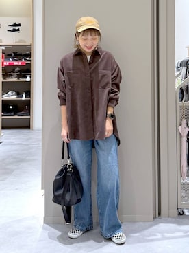「GLOBAL WORK（グローバルワーク）のアイテム（トップス）」を使った、kusuko1103さん（レディース・163cm）の秋コーディネート