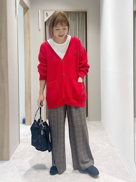 「アイテム（ショルダーバッグ）」を使った、kusuko1103さん（レディース・163cm・40代）の秋コーディネート