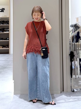 「GLOBAL WORK（グローバルワーク）のアイテム」を使った、kusuko1103さん（レディース・163cm）の夏コーディネート