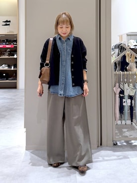 「GLOBAL WORK（グローバルワーク）のアイテム（トップス）」を使った、kusuko1103さん（レディース・163cm）の秋コーディネート