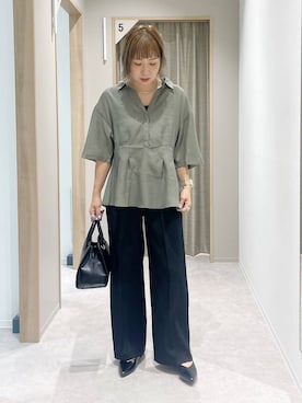 「アイテム（アクセサリー）」を使った、kusuko1103さん（レディース・163cm・40代）の秋コーディネート